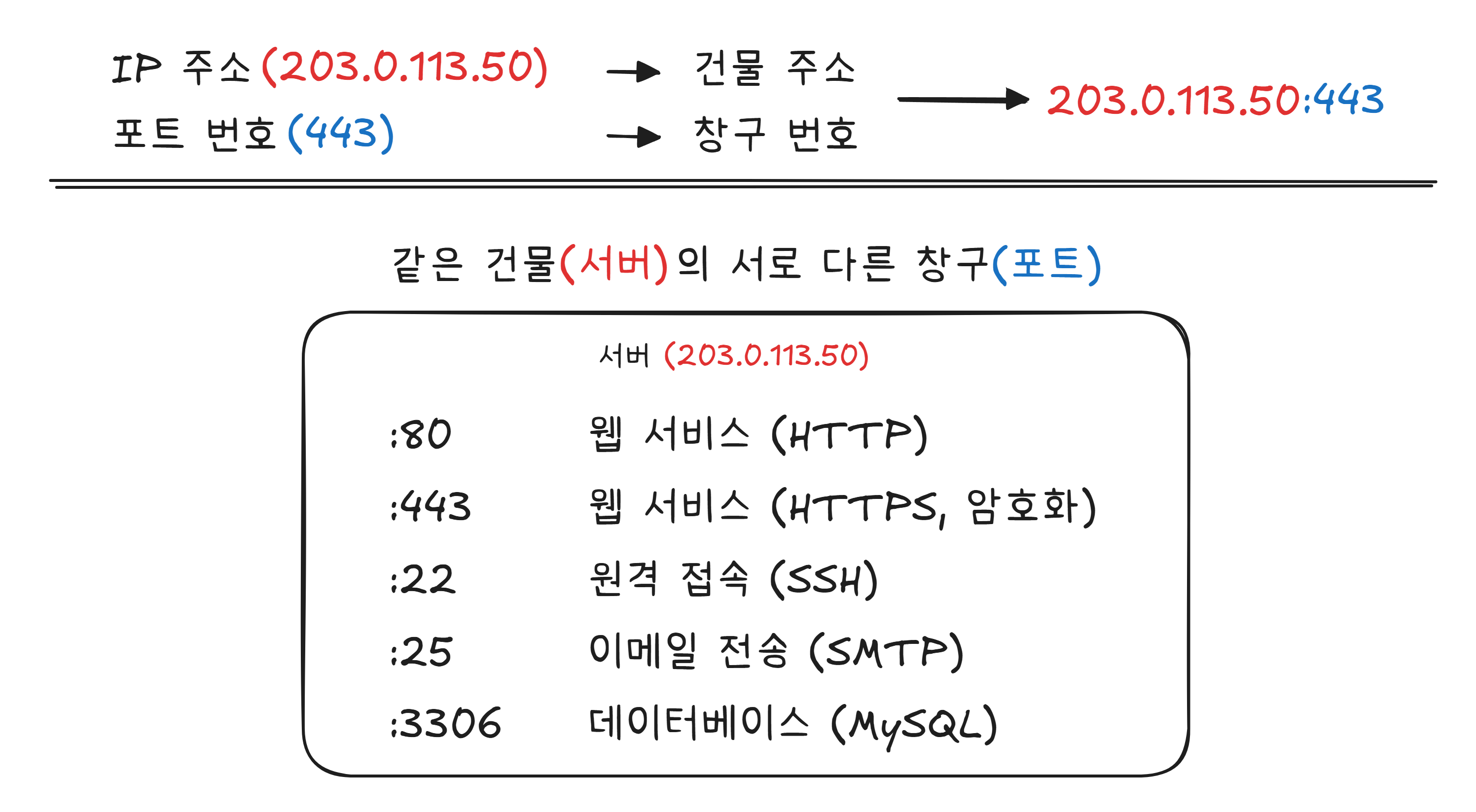 포트 번호의 구조